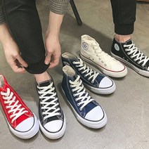 남성 단화 스니커즈 운동화 캔버스화 키높이신발 하이탑 발목