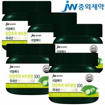 JW중외제약 리얼메디 당당쓱싹 여주 분말 100 스푼포함 총5통 가루 국산 국내산 여주분말가루 추천 건강분말