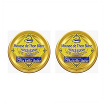 Conserverie la Belle-Iloise 꽁세르브리 라 벨 일루아즈 화이트 튜나 참치 바질 무스 소스 mousse 60g 2개, 1세트