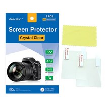 카메라 액정 보호 필름 D3500 D3400 D3300 D3200 D3100 W300 W300s 디지털 용 2x Deerekin LCD 화면 보호기, 02 S6900