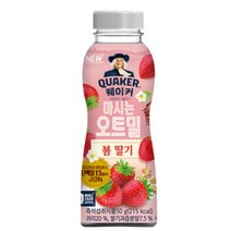 칠성 쉐이크 아침 식사 대용 퀘이커 마시는 오트밀 오트 & 봄딸기 건강식 간편식 식단조절 선식 50G 20개, 29세트