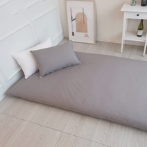 꿈자리 순면 목화솜요 160x200 - 두꺼운 목화솜토퍼 솜이불요 목화요솜, 1. 160x200 솜추가없음, 1. 1면 지퍼처리(기본), 2. 그레이
