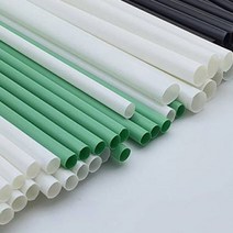 그린에코 pla 옥수수빨대 생분해성 친환경 빨대 버블티용 11x210mm 화이트(벌크), 100개, 1팩