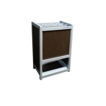 우산보관함 12구 (월넛/실버) 국내산(노아) 우산꽂이 우산보관대, 실버