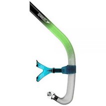 Speedo 남녀 공용 수영 훈련용 스노클 불렛 헤드 파이어리 코랄 174191, Clear/Bitmax Hypersonic Blue