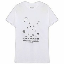 [명품]MAISON MARGIELA 메종마르지엘라 FW 넘버링 로고 프린팅 반팔티 SGC S TMG512600 1672548443