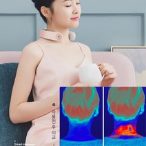SK511리모컨 작동 저주파 패드 목 안마기 마사지기 온열, D16B저주파 목안마기 블루