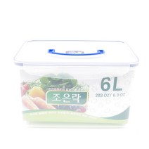 조은락 플라스틱 밀폐용기, 1개, 6L