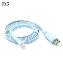 USB To RJ45 콘솔 케이블 RS232 직렬 어댑터 Cisco 라우터 1.5m RJ 45 8P8C 변환기, [01] 1.5M