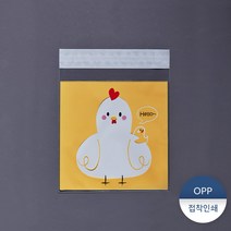 OPP접착인쇄봉투-꼬꼬댁, [소량] 1묶음 : 500장