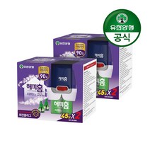 해피홈 new 플러그형 리퀴드 훈증기 + 리퀴드 액 90p, 2세트