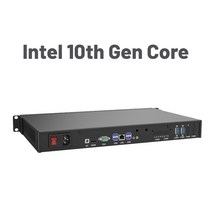 산업용 컴퓨터 PC 10세대 산업 제어 랙 마운트 1u 6 rs232 db9 com 포트 4 6 8 코어 서버 centos linux windows10 i5 i7, 8기가 램 128기가 SSD, i5-10210u, 우리를
