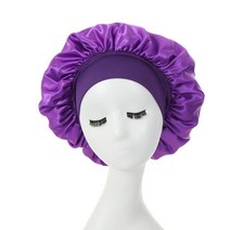 펫드라이룸 반려동물 반려견 드라이기 살롱 실크 보닛 여성 와이드 brimmed 수면 샤워 캡 목욕 타올 헤어 드라이 빠른 탄성 케어 헤드 랩 모자, [06] Dark Purple