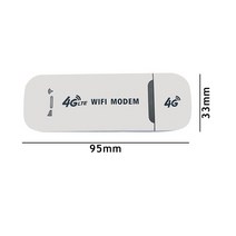 유심 와이파이 라우터 공유기 4G LTE USB 150Mbps 모뎀 스틱 휴대용 무선 와이파이 어댑터 카드 라우터 홈, 01 White
