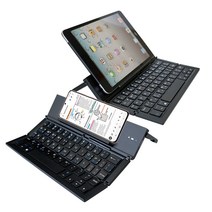 엑스트라 gni-602 접이식 무선 블루투스 키보드 블루투스 V4.0 배터리내장 충전사용가능, 단품