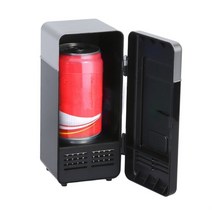 미니냉장고 소형 화장품 음료수 원룸 코카콜라 차량용 5V 10W 미니 자동차 냉장고 USB 다기능 가정 여행 차, 한개옵션0