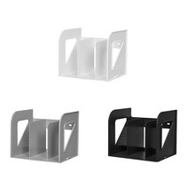 시스맥스 3칸 북엔드 북앤드 bookend 책정리 서재 책상정리 책꽂이 책꽃이, 색상, 다크그레이