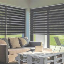 창데코 친환경소재 항균 99% 암막 콤비 블라인드 맞춤제작 안나