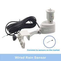 비 선견견인 유선 강우 센서 홈 정원 연결 장치 키트 관개 물 타이머 전자기 밸브 연결 가능, Wired Rain Sensor2, Wired Rain Sensor2