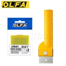 OLFA 가죽 스크래퍼 스크레퍼 헤라 해라 올파BTC-1 칼날BTB-1 3EA, 스크래퍼BTC-1