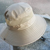 휴몬트 사파리 메쉬 벙거지모자-등산모자v외출모자 사파리 낚시모자, 그레이