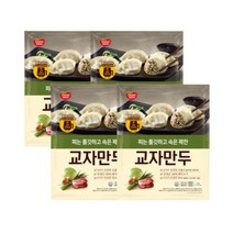 동원에프엔비 개성 교자만두 (냉동) 1kg 4개, 1L