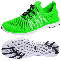 SUOKENI 해변 또는 수상 스포츠용 여성용 건조 슬립온 워터 슈즈 주황색. 6, 7, Fluorescent Green