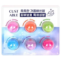 CUSTABLE 커스터블 배쓰밤 배스밤 120g X 6입, 6개
