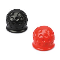 카라반용품 소프트 고무볼 견인볼 커버 히치볼 덮개 트레일러견인 50mm 토우볼, 고무(레드), 1개