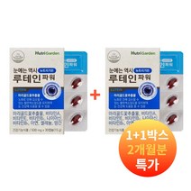 뉴트리가든 [뉴트리가든] 눈에는 역시 루테인파워(500mg x 30캡슐 6박스), 30정, 2개, 30정
