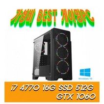 [중고] [리뉴얼PC] 인텔 i7 4770 16G SSD512G 1060