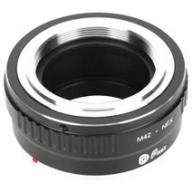 카메라렌즈어댑터 호환 Sony E 마운트 카메라 용 M42 렌즈 Leica Olympus CONTAX CANON Fikaz FD/LM/OM/CY/, 06 M42-NEX