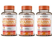 홀섬웰니스 리포조말 비타민C 1500mg 200캡슐, 기본, 1개
