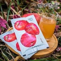 [HACCP]자연향 100% 사과만 갈아서 만든 착즙 사과즙 30봉, 단품, 단품