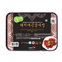 매콤달콤 돼지갈비찜(냉동포장) 750g, 1, 본상품선택