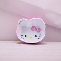 헬로키티 캐릭터 멜라민 친환경 접시 어린이 예쁜 그릇 과일 케익 미니 접시 아동 식기 세트, G