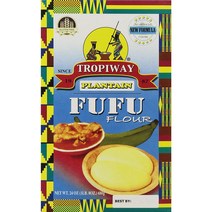 １.5 Pound (Pack of 1) Plantain Fufu Flour 24oz, 1