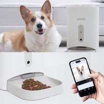 강아지 고양이 반려동물 음성녹음 배식기 사료 자동급식기 어플리케이션 원격연동, 카메라형