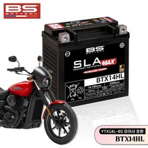 2019 할리데이비슨 스트리트750 BS 배터리 ﻿BTX14HL 밧데리 YTX14L-BS 호환, 1개