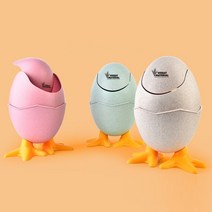 [아라아리아] 미니 휴지통 친환경 밀섬유휴지통 유기농 밀로 열압축성형 탁상용 데스크용, 핑크