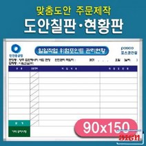 [바보사랑] 금강 알루미늄 도안칠판 90x150cm, 상세 설명 참조