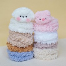 메이리앤 15mm 공예용 모루 인형 만들기 키링 재료 DIY, 블랙, 1개, 밍크모루