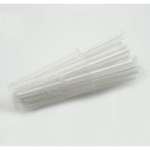 이솔산업 생분해성 옥수수 친환경 PLA 일회용 빨대 7X210mm (개별포장)-국산 250개, 5개, 500매입