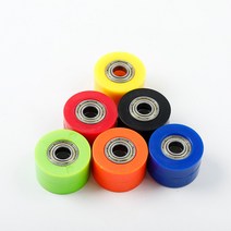 OTOM 드라이브 체인 롤러 풀리 휠 슬라이더 텐셔너 가이드 스트리트 바이크 엔듀로 오토바이 모토크로스 CRF용 8mm 10mm, Red 8mm, 03 Red 8mm