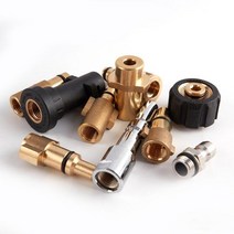 세차프리워시 폼랜스 스노우폼 Nilfisk 스노우 폼 랜스 노즐 어댑터 용 Karcher 고압 워터 건 커넥터 자동차 세탁기, For Karcher