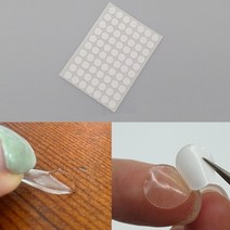 원형 양면 테이프 1cm 70P 투명 아크릴폼 만능 접착