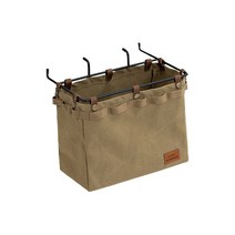 새싹리빙 캠핑쓰레기통 쓰레기봉투걸이 테이블 거치대 가방, 베이지