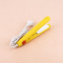여성용 남성용 휴대용 컬러 판 미니고데기 판 고데기 고데기사용법 긴머리고데기 봉고데기44mm 앞머리고데기 봉고데기 차이슨 봉고, 치킨옐로우 - 단품, 단일사이즈