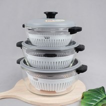 쿡렌지 찜기 중 1L AA 내열 유리 전자렌지 오븐 가능 계란찜, 쿡렌지찜기 특대 2.3L(871279)