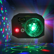 LED 싸이키 천장 설치 리모컨 조절 호프집 음식점 미러볼 PK-450 노래방 무대조명, 블랙